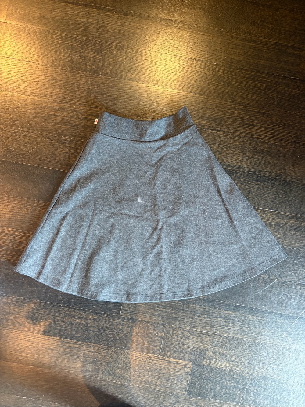 Girls Grey A-Line Skirt - Comfortable Everyday Style